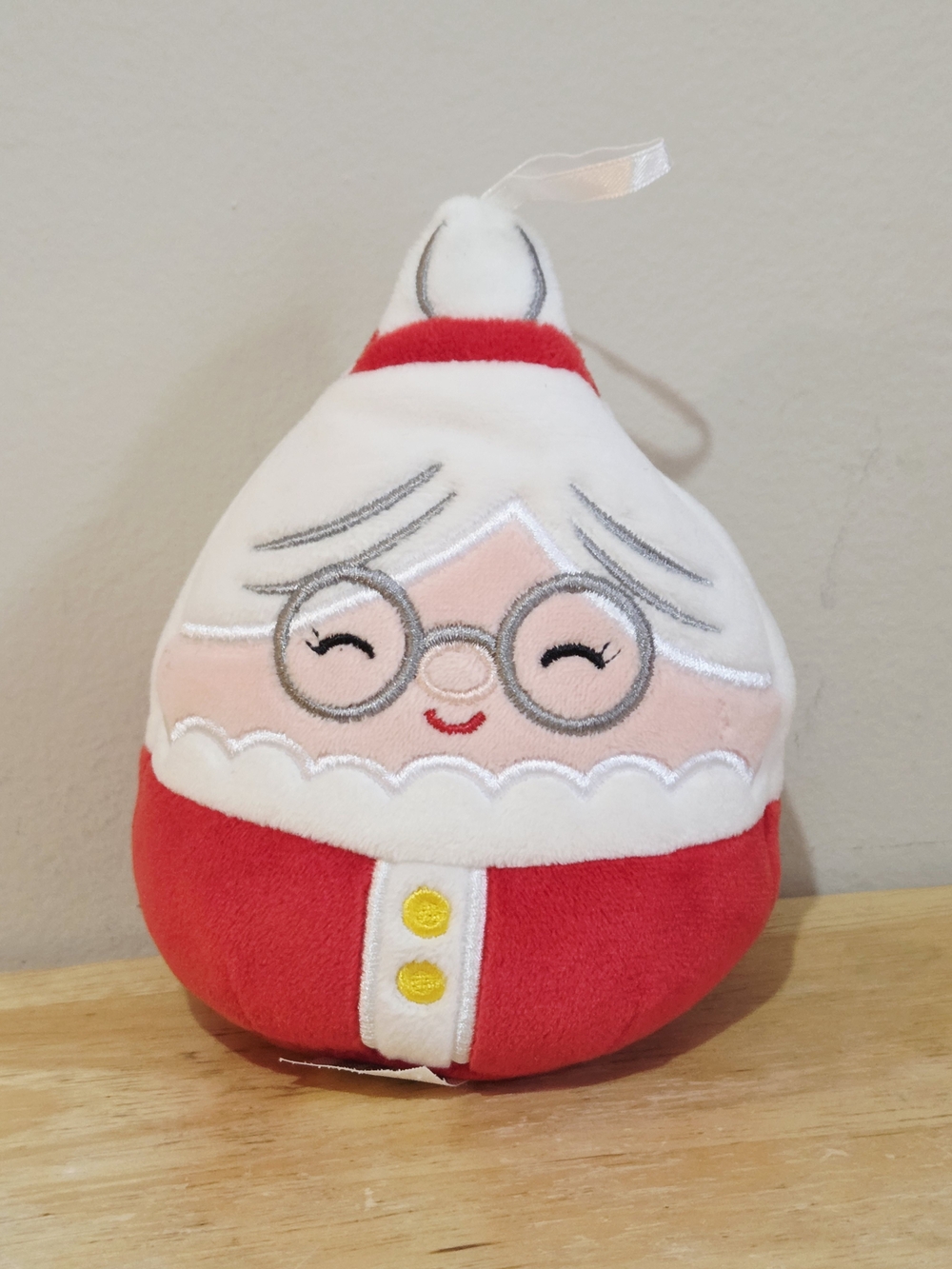 *4 for $20* Nicolette Mrs. Claus Holiday 5" Plush Ornament